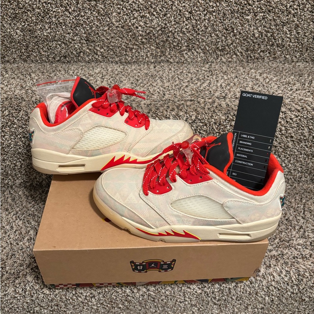 Air Jordan 5 retro low CNY ‘Chinese New Year’. 9 men’s *Like New - Picture 2 of 8